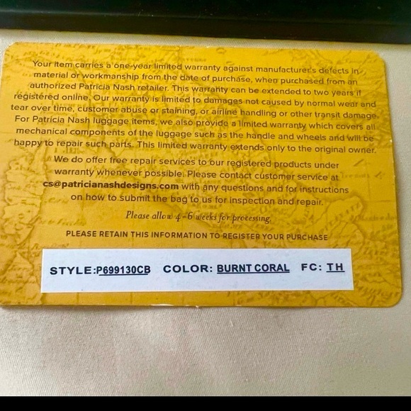 Patricia Nash Coral Woven Tote Bag - Picture 10 of 10